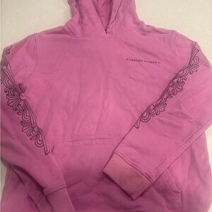 Chrome Hearts Men’s Pink Hoodie